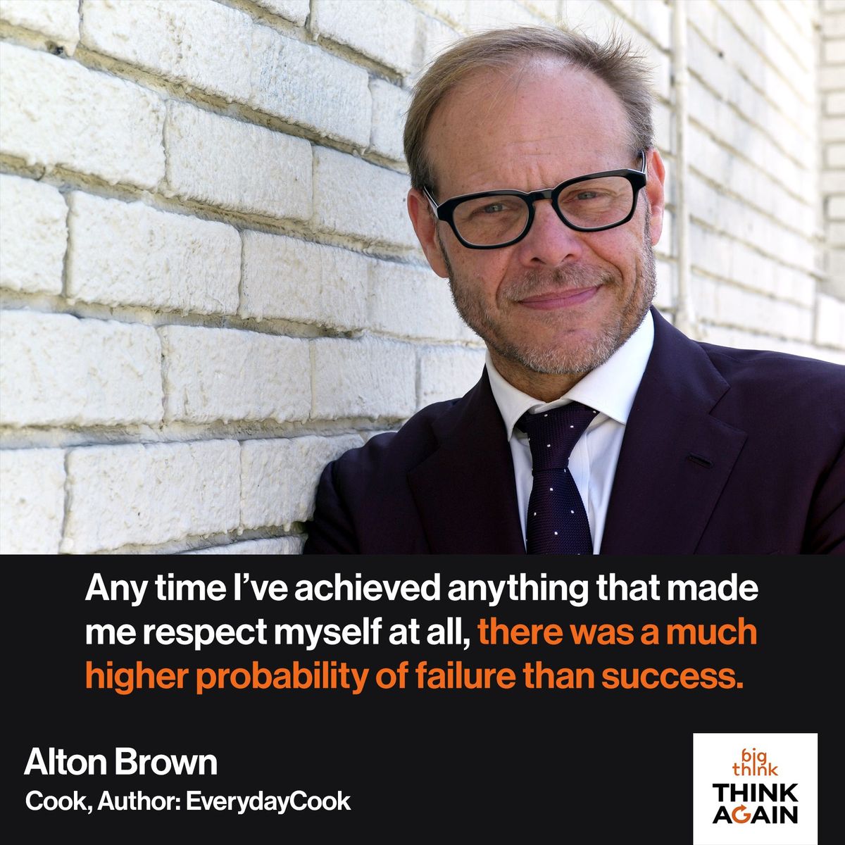 Think Again Podcast # 66 - Alton Brown - Easy-Bake Oven / Hard Knock Life