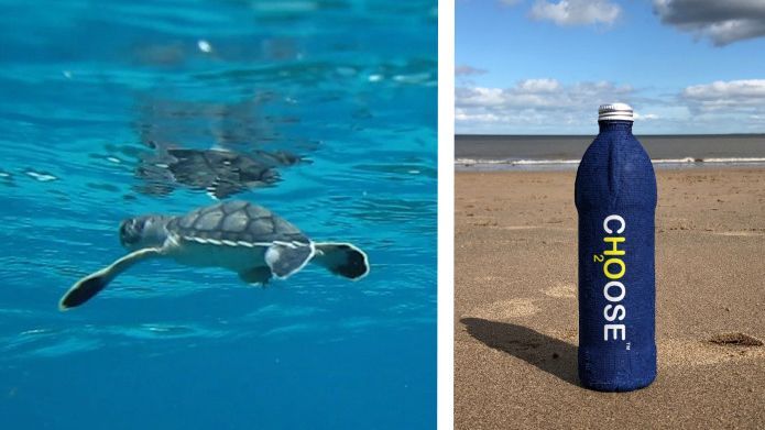 Diese kunststofffreie Wasserflasche löst sich in weniger als 3 Wochen in nichts auf