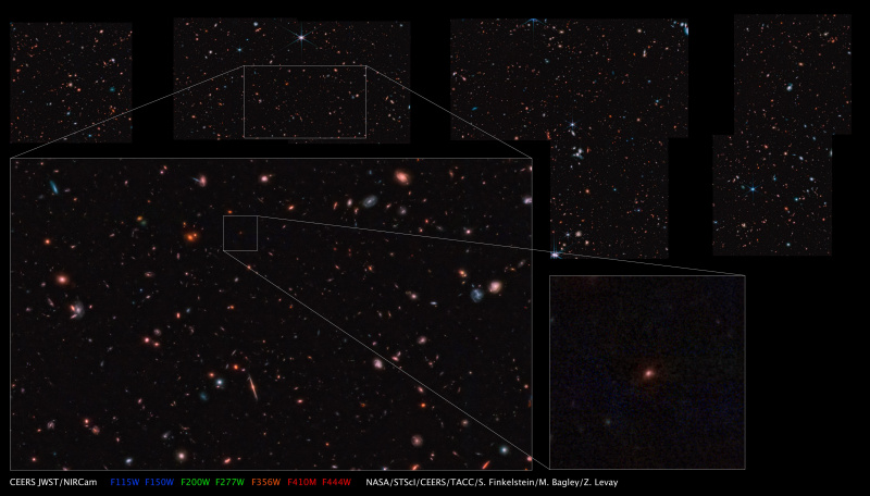 maisie's galaxy CEERS JWST